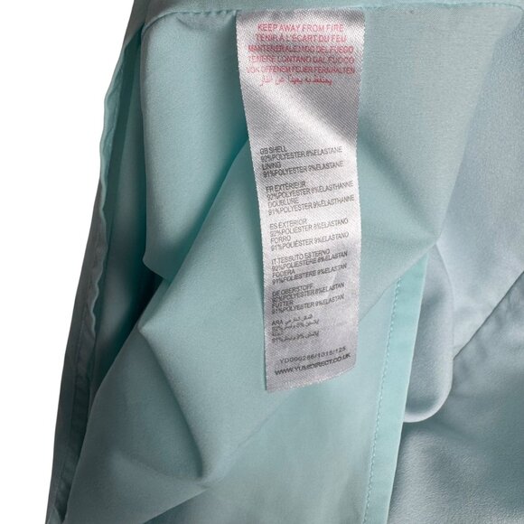 Yumi Light Blue‎ Flamingo & Monkey Print Dress Women's Size 2 Art to Wear - Picture 8 of 9